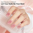 Modelones Jelly Gel Nail Polish 6 Colors Nude Gel Polish Milky White Neutral Nail Gel Polish Shimmery Glitter Translucent Nail Art Gel Kit Soak off Gel Manicure DIY Salon Nail Gift 🍁 All In One Marketplace Canada
