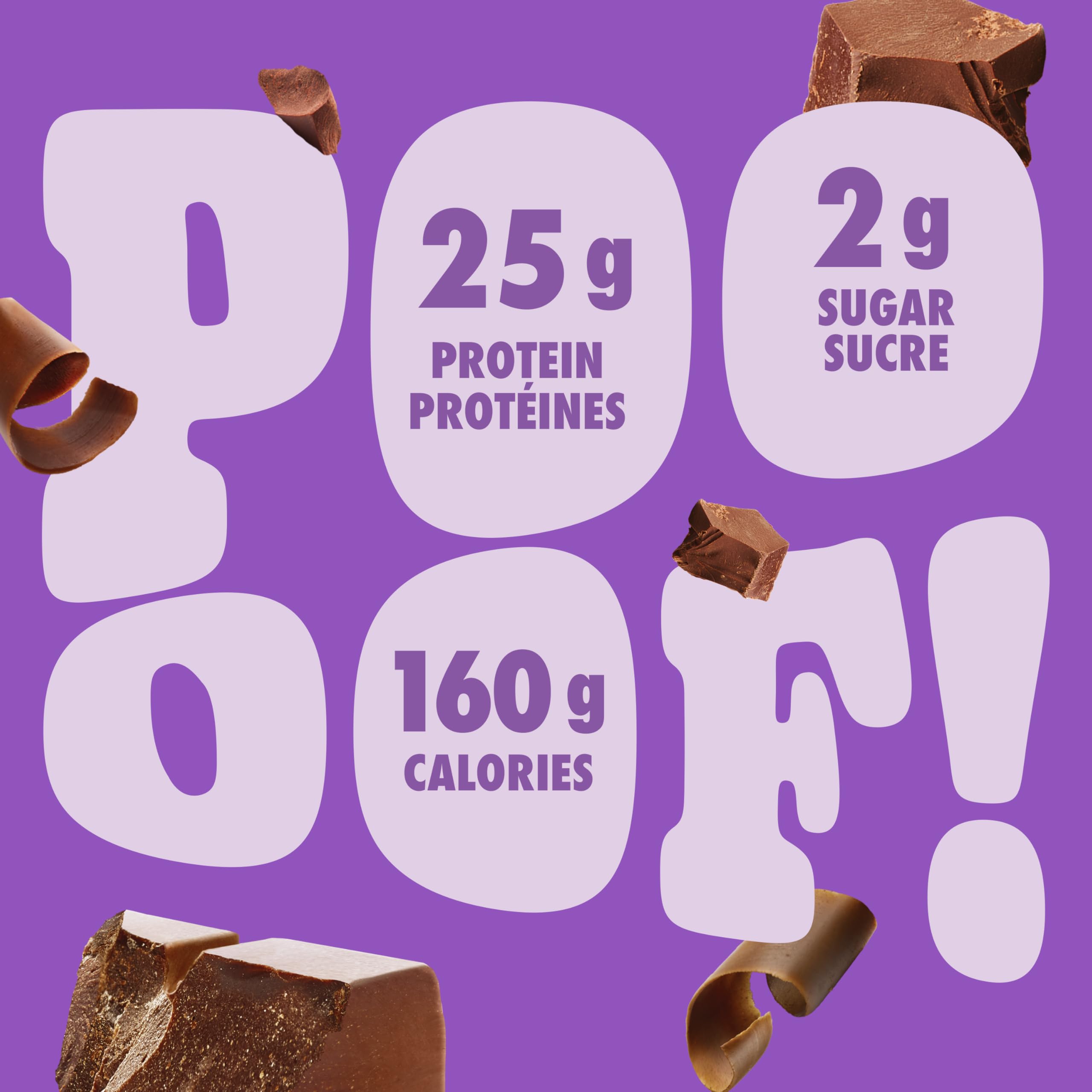 Pure Protein Whey Powder - High Protein (25 g/scoop), Low Sugar (2 g/scoop), Gluten Free - Fast-Acting Formula, Chocolate, 453g 🍁 All In One Marketplace Canada