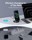 Anker MagSafe Charger Compatible, MagGo 3-in-1 Charging Station, Nano Charging Stand, Qi2 Certified 15W Magnetic Wireless Charger Dock, for iPhone17/16/15/14, Apple Watch,AirPods (Black) 🍁 All In One Marketplace Canada
