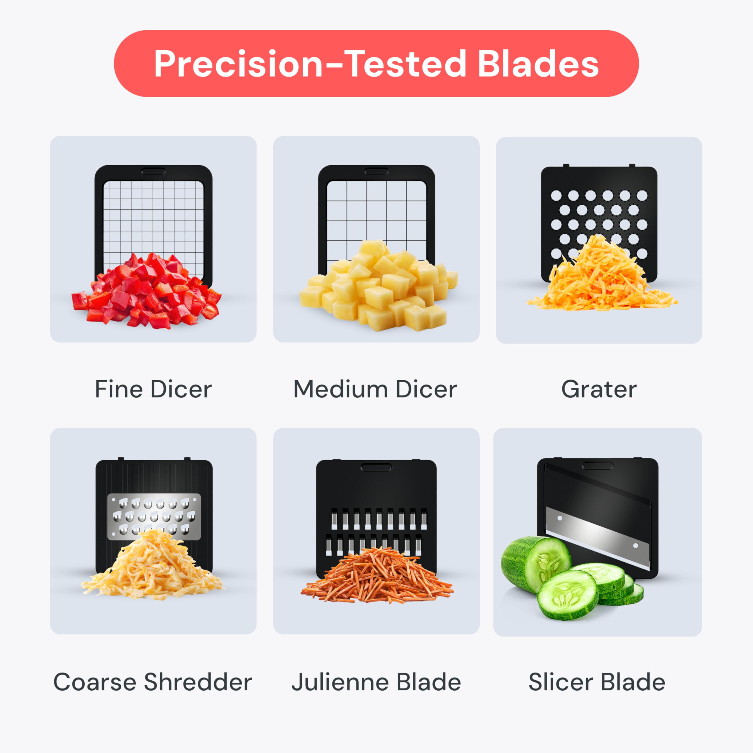 Fullstar Pro Core - Vegetable Chopper & Mandoline Slicer - 6 Blades 🍁 All In One Marketplace Canada