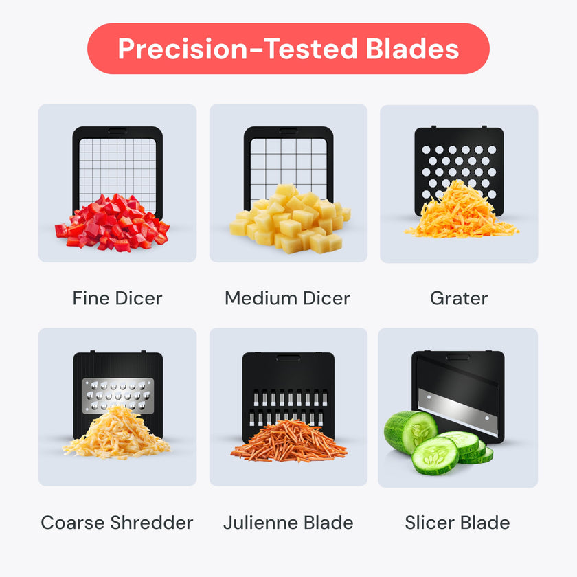Fullstar Pro Core - Vegetable Chopper & Mandoline Slicer - 6 Blades 🍁 All In One Marketplace Canada