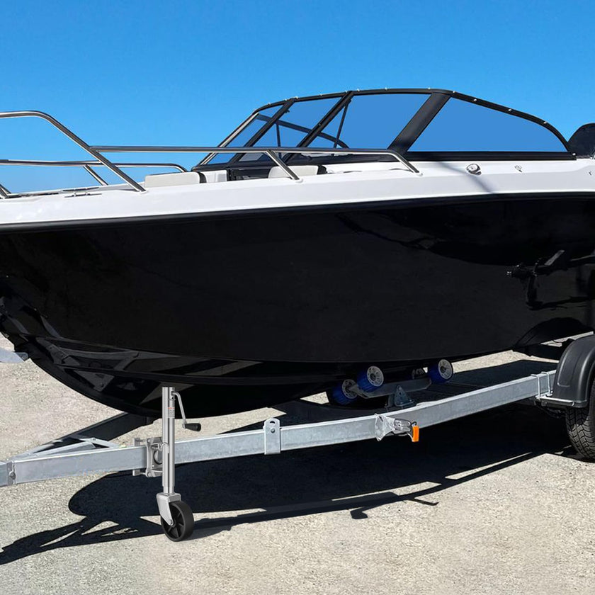 VEVOR Trailer Jack with Wheel, 1000 lbs Load Capacity, Heavy Duty Swivel Boat Trailer Jack with PP Single Wheel & Ergonomic Handle, 10-inch Lift, Fit for RVs, Boats, Horse Trailers, Utility Trailers 🍁 All In One Marketplace Canada