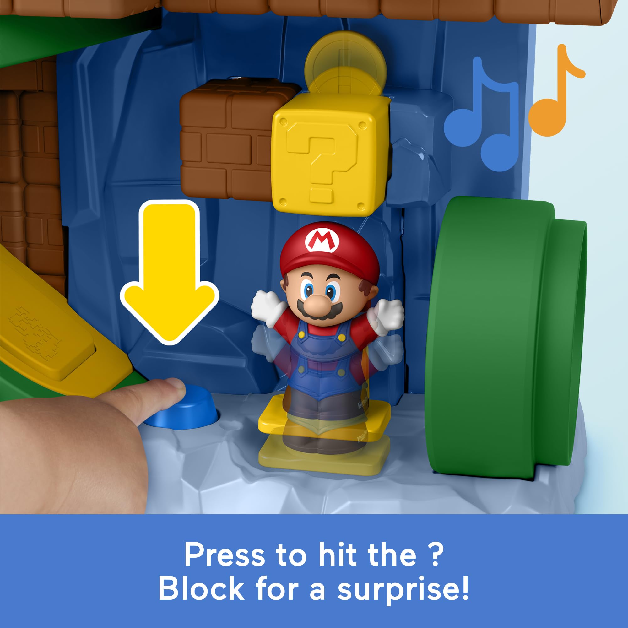 Fisher-Price Little People Toddler Toy My Mario Adventure Playset with Music Sounds & Figures, Preschool Kids Ages 18+ Months 🍁 All In One Marketplace Canada