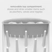 Ubbi Vertical Baby Bottle Drying Rack, Countertop Drying Rack Baby Accessory, Grey 🍁 All In One Marketplace Canada
