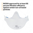 3M Aura Particulate Respirator 9205+, N95, Pack of 20 Disposable Respirators, Individually Wrapped, 3 Panel Flat Fold Design Allows for Facial Movements, Comfortable, NIOSH Approved 🍁 All In One Marketplace Canada
