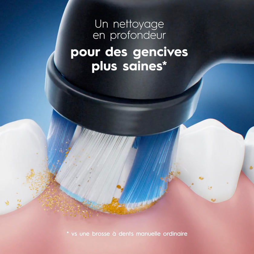 Oral-B iO Series Ultimate Clean Replacement Brush Head for Oral-B iO Series Electric Toothbrushes, Black, 4 count 🍁 All In One Marketplace Canada