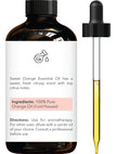 Brooklyn Botany Sweet Orange Essential Oil - Huge 118 ml - 100% Pure and Natural - Premium Grade with Dropper - for Aromatherapy and Diffuser 🍁 All In One Marketplace Canada