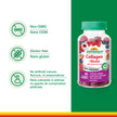 Jamieson Collagen and Biotin Bilayer Gummy with Hyaluronic Acid and Vitamin C, Mixed Berry Flavour, Healthy Hair, Skin & Nails, Supports Collagen Production, Source of Antioxidants, Beauty Gummy, NON-GMO, No Gluten, No Lactose, No Artificial Colours, Flav