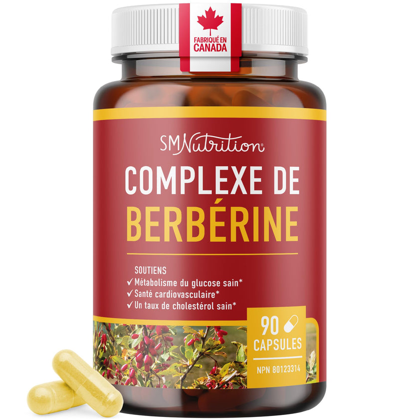 Berberine HCL Supplement | 1000mg | High Potency | Support Glucose Metabolism & Cardiovascular Health | 500mg Per Capsule | With Bitter Melon | Non-GMO, Third-Party Tested | 90 Ct. (45-Day Supply) 🍁 All In One Marketplace Canada