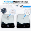 AIMILAR Digital Kitchen Scale 22lb/10kg USB-C Rechargeable, Tempered Glass Top Easy Clean, LED Touch Screen No Buttons, Auto Shut Off 🍁 All In One Marketplace Canada