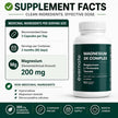 ALL-IN-ONE Magnesium Complex – Magnesium Glycinate (Bisglycinate) Chelated, L-Threonate & Taurate (200mg Elemental per Daily Dose) – Sleep, Stress, Muscle & Heart Support – High Absorption Magnesium Supplement – 180 Vegan Capsules – Made in Canada