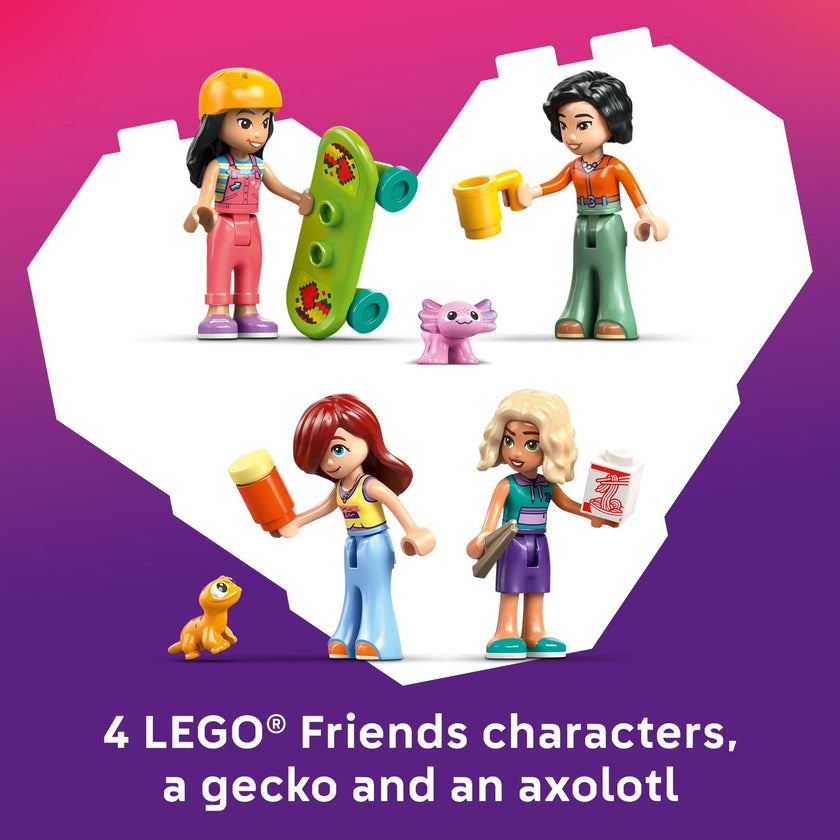LEGO Friends Liann’s Family House Building Toy for Girls & Boys - Pretend Play Set for Kids, Ages 7+ - W/4 Minidolls, 2 Toy Pet Figures, & Doll House Accessories - Gift Idea for Birthdays - 42687 🍁 All In One Marketplace Canada