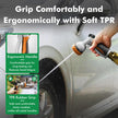 RESTMO Garden Hose Nozzle, Heavy Duty Metal Water Hose Nozzle with 7 Adjustable Spray Patterns, High Pressure Hand Sprayer with Flow Control, Best for Watering Plant & Lawn, Washing Car & Pet, Orange 🍁 All In One Marketplace Canada