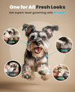 oneisall 4 in 1 Dog Grooming Kit with LCD Display, Dog Hair Trimmer for Paw Nail Grinder, Rechargeable Cordless Low Noise IPX7 Waterproof Pet Clippers 🍁 All In One Marketplace Canada