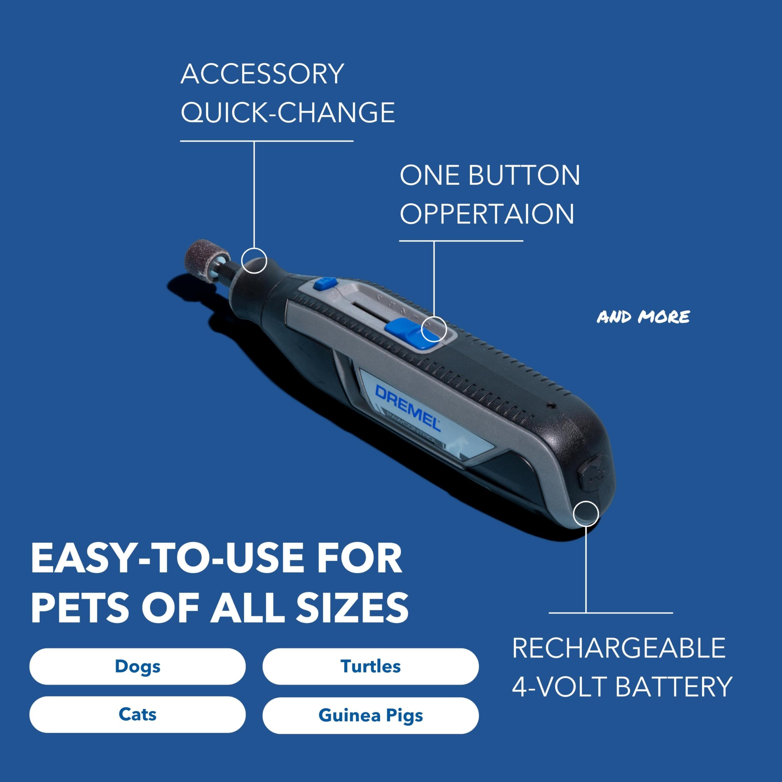 Dremel PawControl Dog Nail Grinder and Trimmer- Safe & Humane Pet Grooming Tool Kit- Cordless & Rechargeable Claw Grooming Kit for Dogs, Cats, and Small Animals 7760-PGK 🍁 All In One Marketplace Canada
