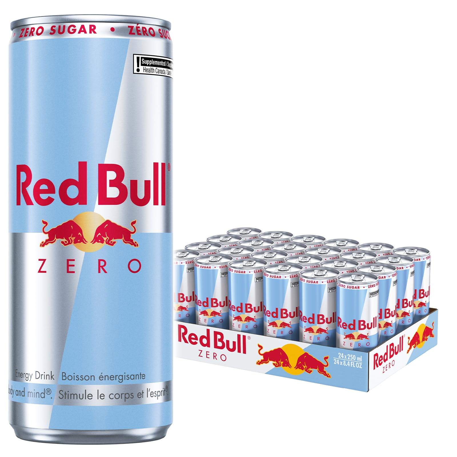 Red Bull Energy Drink, Zero, 250ml (24 pack) 🍁 All In One Marketplace Canada