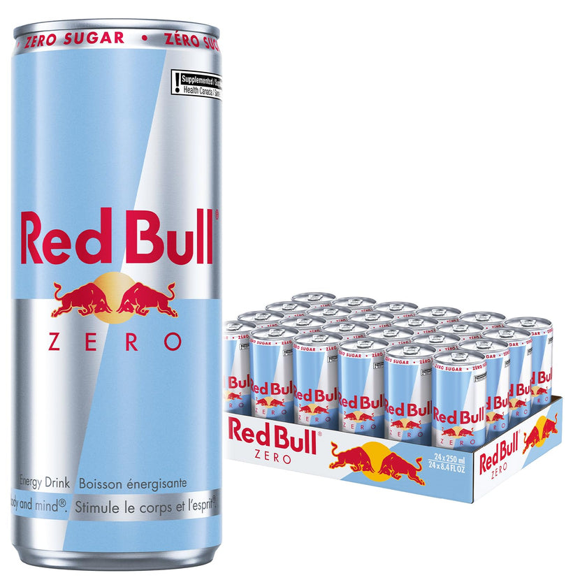 Red Bull Energy Drink, Zero, 250ml (24 pack) 🍁 All In One Marketplace Canada