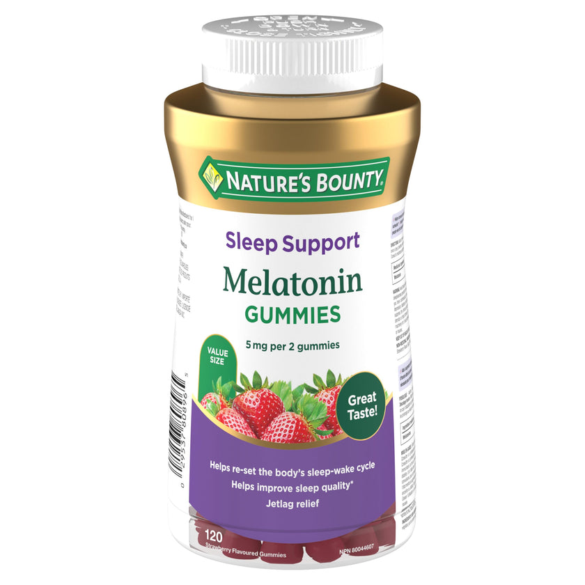 NATURE'S BOUNTY Melatonin, 2.5mg, Re-Sets the Body's Sleep Cycle & Improve Sleep Quality, 300 g 🍁 All In One Marketplace Canada