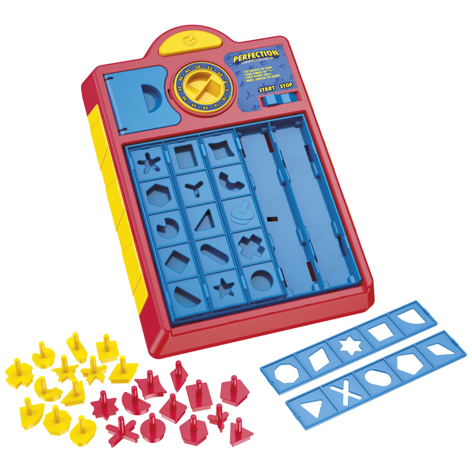 Perfection Game for Kids Ages 5 and Up, Pop Up Game, Customize The Tray for Over 250 Combinations, Kids Games, Games for 1+ Players (English & French) 🍁 All In One Marketplace Canada