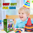 unanscre 31PCS 3 in 1 Carnival Outdoor Games Combo Set for Kids, Soft Plastic Cones Bean Bags Ring Toss Game, Gift for Birthday Party/Xmas 🍁 All In One Marketplace Canada