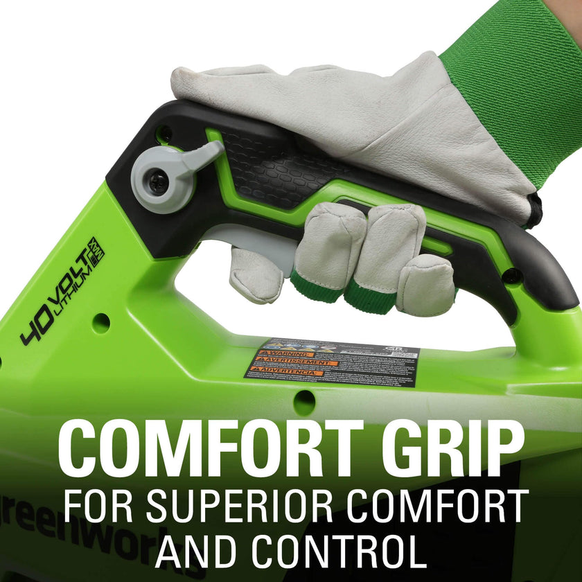 Greenworks 40V Cordless Leaf Blower (125 MPH /450 CFM) / Turbo Mode Electric Jet Blower, High Power, Lightweight & Quiet for Yard Patio Debris Leaves Dust Cleanup, Includes 2.0 Ah Battery & Charger 🍁 All In One Marketplace Canada