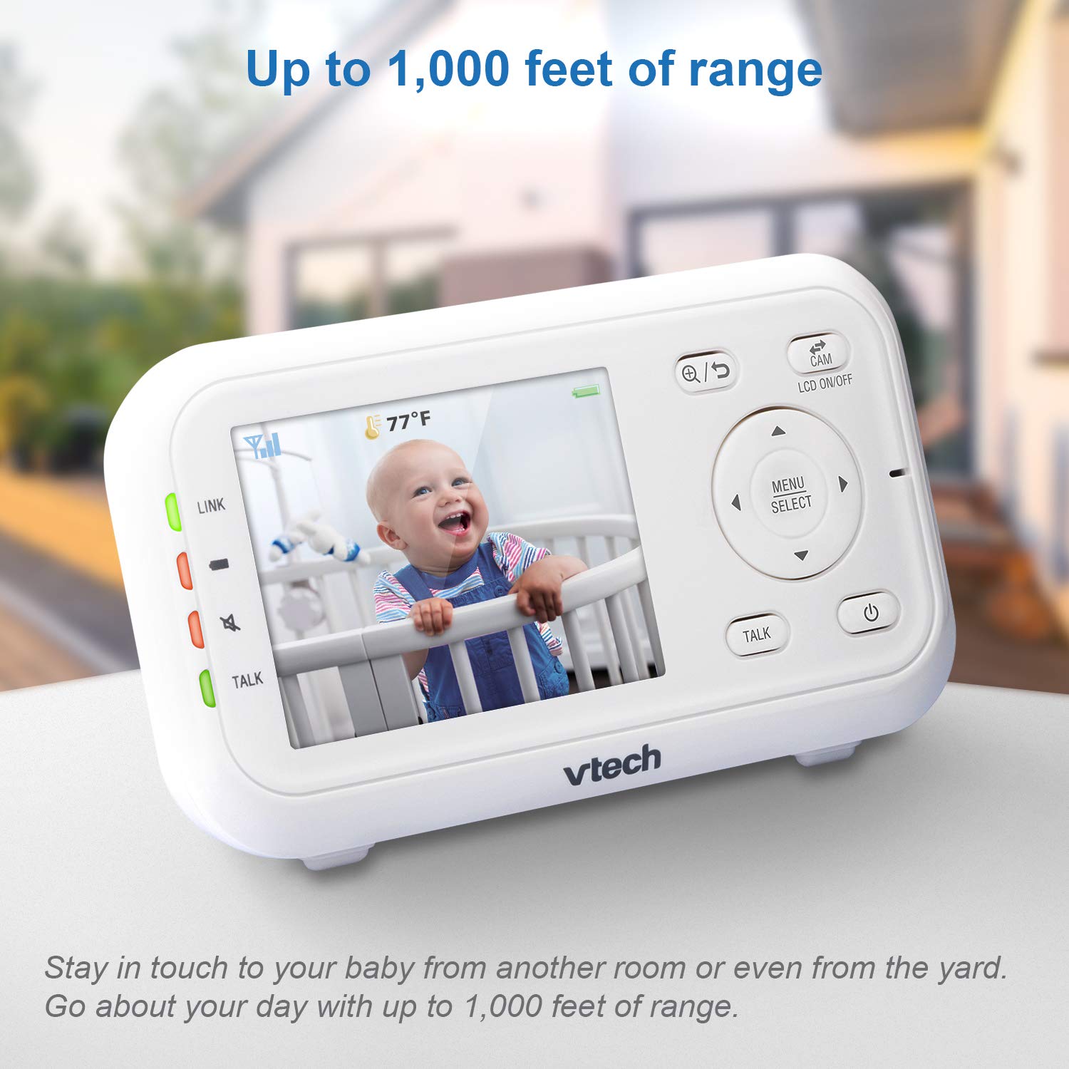 VTech VM3252-2 Digital Video Baby Monitor with 2.8