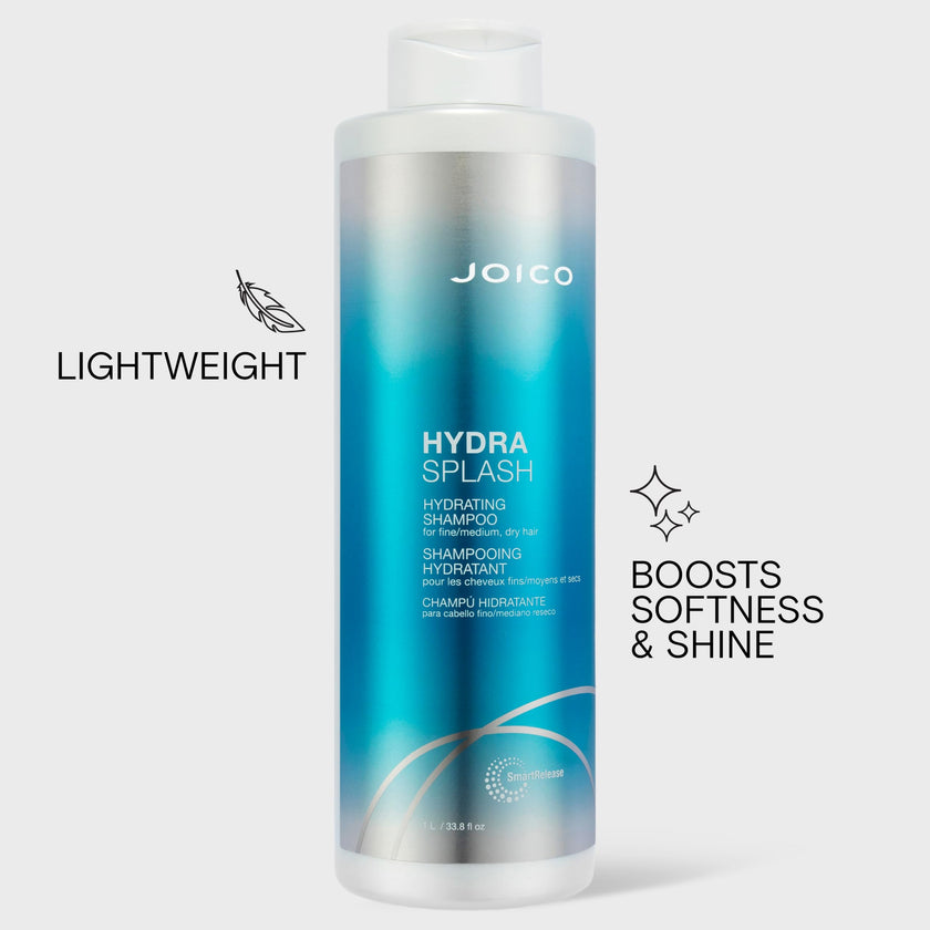 Joico HydraSplash Hydrating Shampoo for Fine to Medium Hair, Moisturizing Dry Damaged Hair with Keratin & Coconut Oil 🍁 All In One Marketplace Canada
