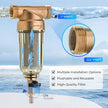 iSpring WSP-50 Reusable Whole House Spin Down Sediment Water Filter 50 Micron, 1