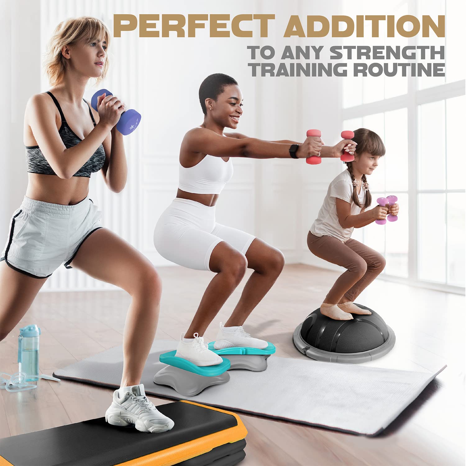 Yes4All Dumbbell Neoprene, poids et haltere, Weight Set, Hand Weights for Women, Dumbbells Pair, Free Weights (C. Gray - 7lbs) 🍁 All In One Marketplace Canada