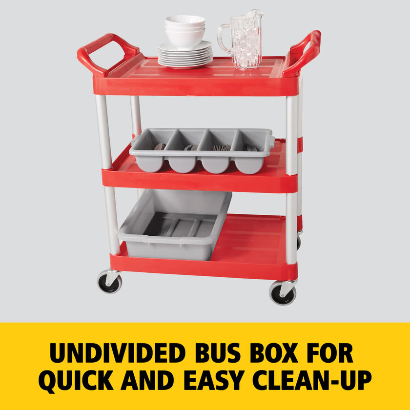 Rubbermaid Commercial Products Standard Bus/Utility Box 4.6-Gallon Gray Plastic Heavy Duty Restaurant Wash Basin/Dish Washing Tub for Kitchen Organization/Storage 🍁 All In One Marketplace Canada