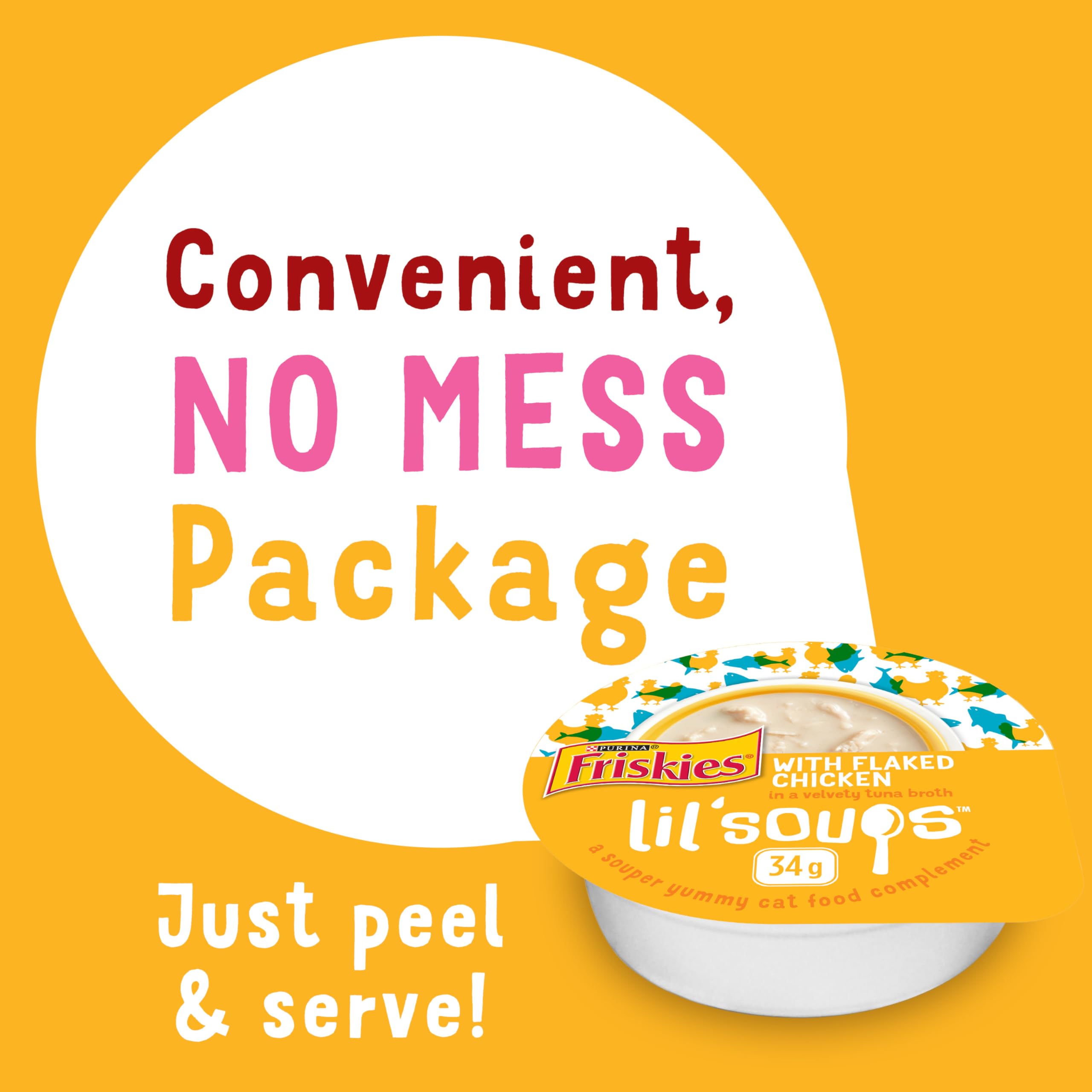 Friskies Lil' Soups Cat Treats, Greatest Hits Cups 34g (18 Pack x 2) 🍁 All In One Marketplace Canada