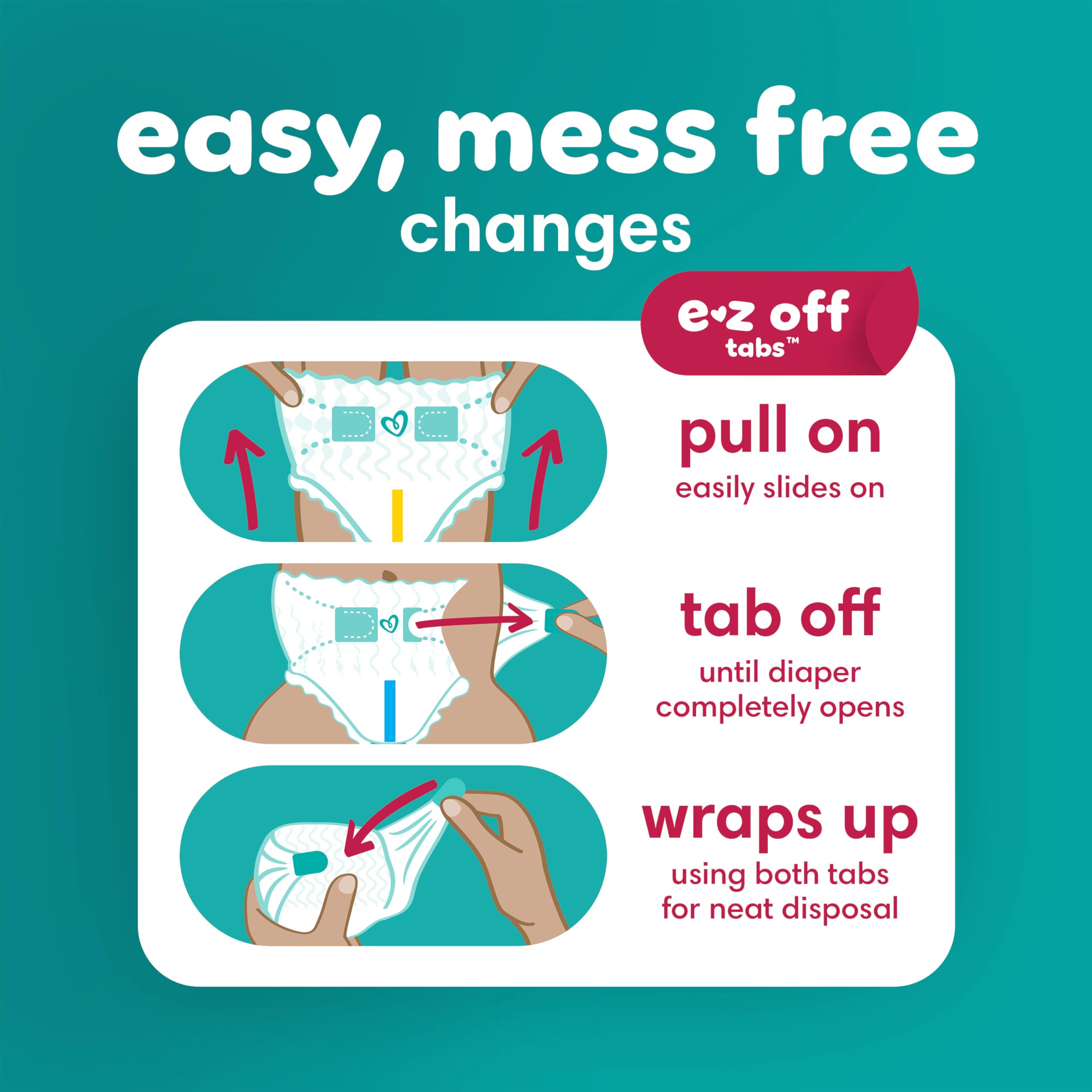 Pampers Diapers - Cruisers 360 degrees - Size 5, 56 Count, up to 100% Leakproof Fit, Designed for Active Babies, Pull On Diaper, EZ Off Tabs Designed for Easy Changes 🍁 All In One Marketplace Canada