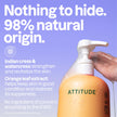 ATTITUDE Body Wash, Made in Canada, EWG Verified Shower Gel, Dermatologically Tested, Plant and Mineral-Based, Vegan Personal Care Products, Orange Blossom & Eucalyptus Scent, 946 mL 🍁 All In One Marketplace Canada