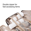 BAGSMART Toiletry Bag Travel Bag with Hanging Hook, Water-resistant Makeup Cosmetic Bag Travel Organizer for Accessories, Shampoo, Full-size Container, Toiletries (Black, Medium) 🍁 All In One Marketplace Canada