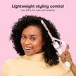Conair Double Ceramic Curling Iron, 1/2-inch Curling Iron, White/Rose Gold 🍁 All In One Marketplace Canada