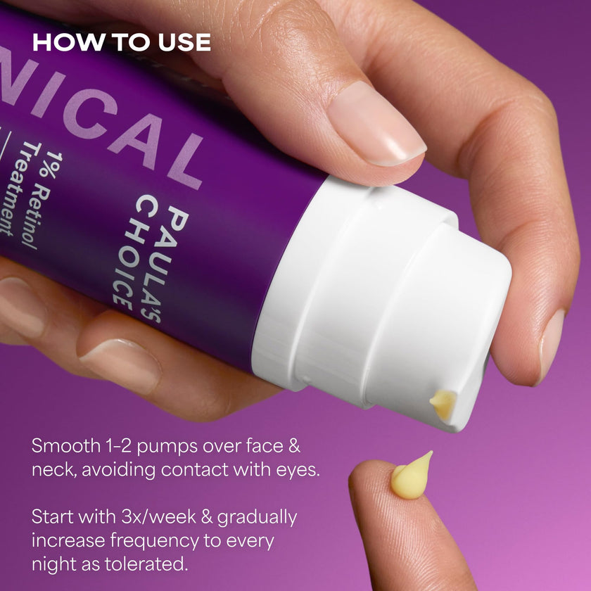 Paula's Choice CLINICAL 1% Retinol Treatment Cream with Peptides, Vitamin C & Licorice Extract, Anti-Aging Treatment for Wrinkles & Loss of Firmness, Fragrance-Free, 30 mL 🍁 All In One Marketplace Canada
