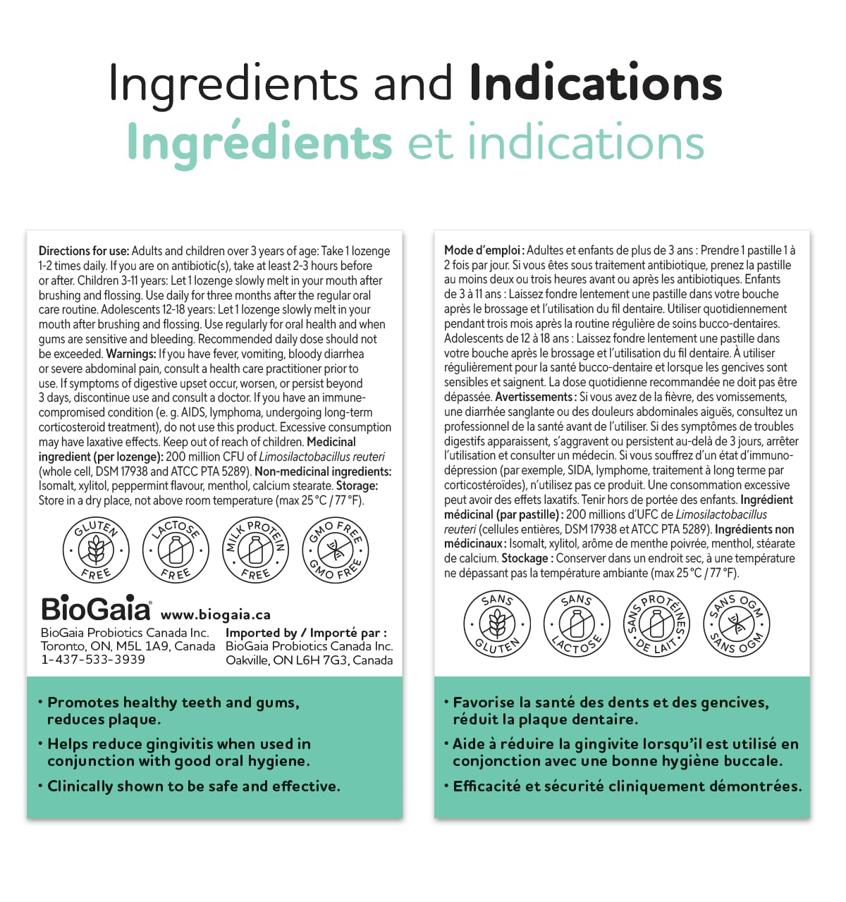 Prodentis Mint | Dental Oral Probiotic Lozenges | for Adults | Clinically Proven Dental Probiotics | Promotes Good Oral Health & Gut Health Too | 30 Mint-Flavored Lozenges 🍁 All In One Marketplace Canada