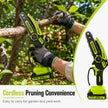 DEVENBO Cordless Mini Chainsaw, 6 Inch 880W Handheld Electric Saw with 2000mAh Battery, Portable Chainsaw for Gardening, Branch Cutting, Camping, Great Gift for Men & Dad 🍁 All In One Marketplace Canada
