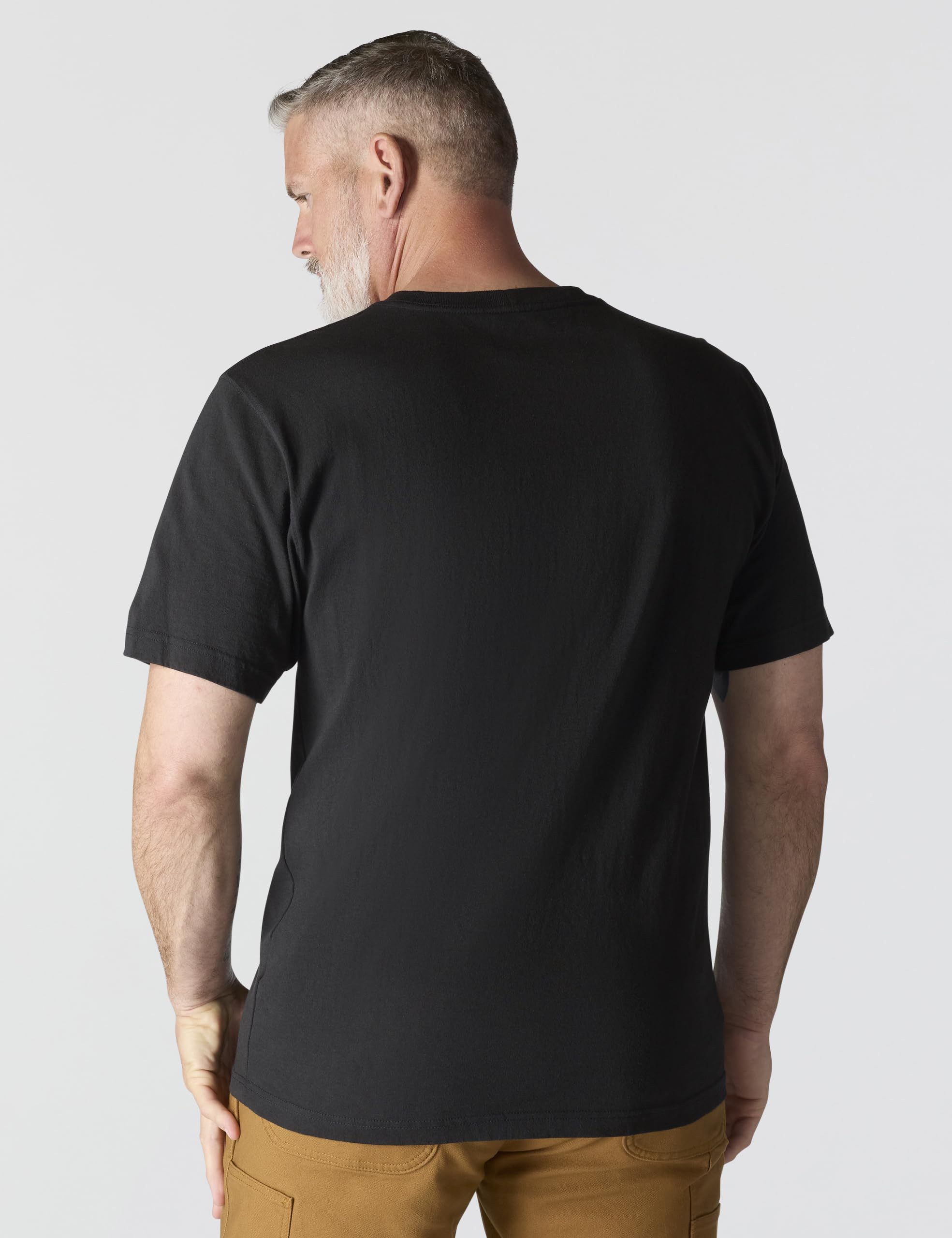 Carhartt Men's K87 Workwear Short Sleeve T-Shirt (Regular and Big & Tall Sizes), Black, 3XL (Reg) 🍁 All In One Marketplace Canada