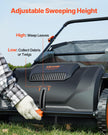 VEVOR Push Lawn Sweeper, 21-inch Leaf & Grass Collector, Strong Wheels & Heavy Duty Thickened Steel Durable to Use with Large Capacity 3.5 cu. ft. Mesh Collection Hopper Bag, 2 Spinning Brushes 🍁 All In One Marketplace Canada