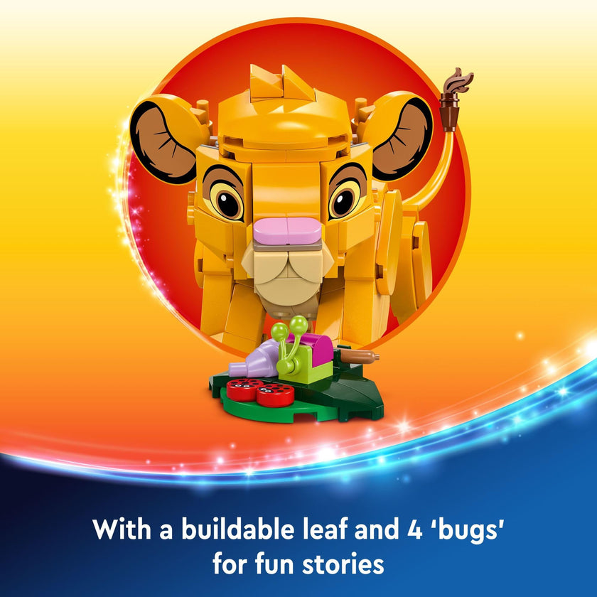 LEGO Disney Simba The Lion King Cub Buildable Disney Toy for Kids, Disney Collection, Lion King Movie Toy, Simba Toy Construction Playset Figure, Fun Gift for Girls and Boys Ages 6 and Up, 43243 🍁 All In One Marketplace Canada