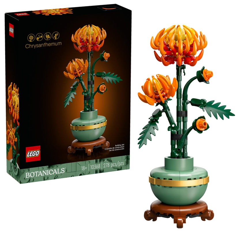 LEGO Botanicals Chrysanthemum Building Set for Adults Ages 18+ - Artificial Flower for Dinner Table Centerpieces & Decoration - Gift for Graduation - 10368 🍁 All In One Marketplace Canada