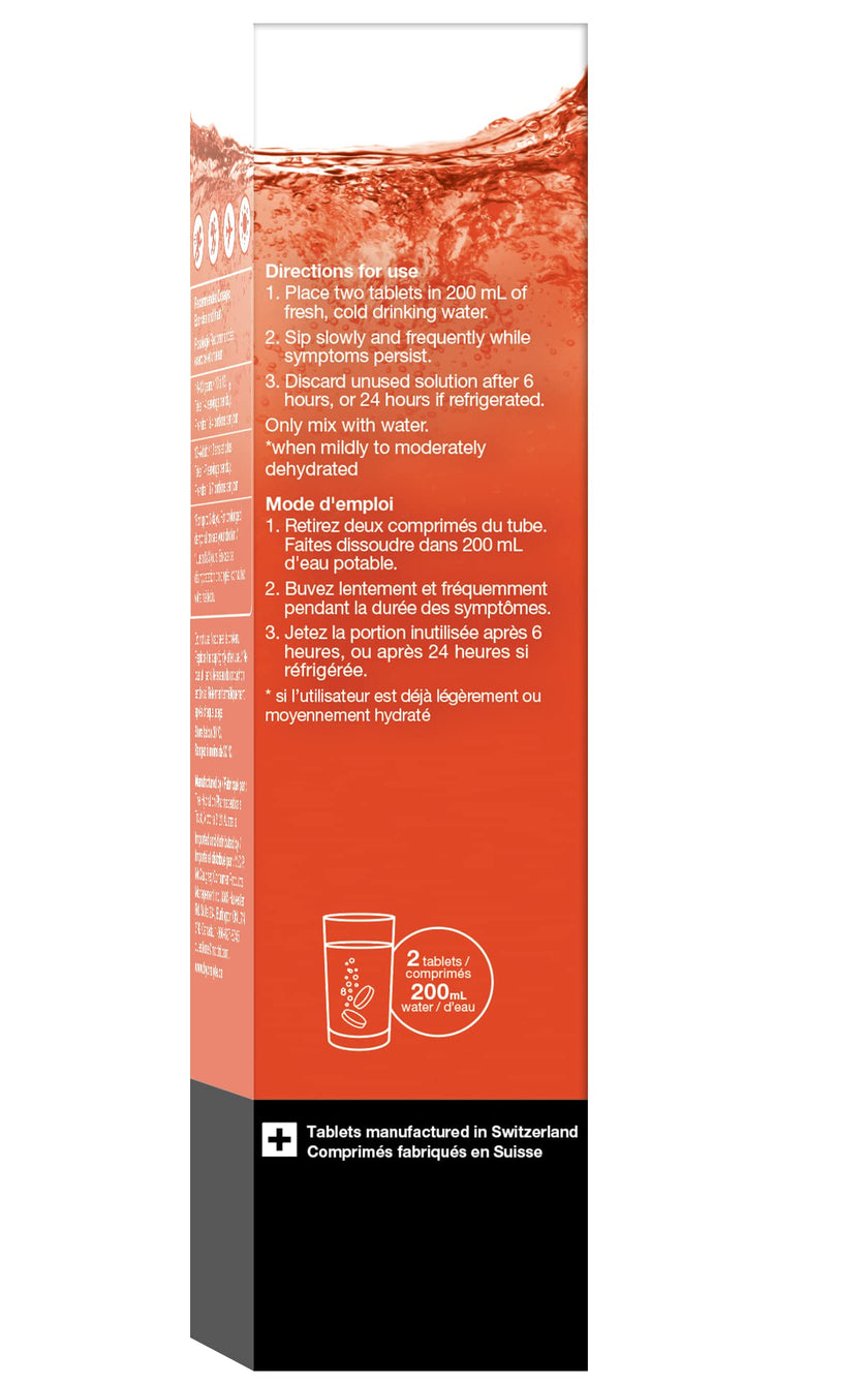 Hydralyte Electrolyte Tablets | Blood Orange Flavored Electrolytes | Pre-Workout and Post-Workout Hydration Solution to Enhance Performance and Maximize Recovery | (2 Tablets per Serving, 40 Count) 🍁 All In One Marketplace Canada