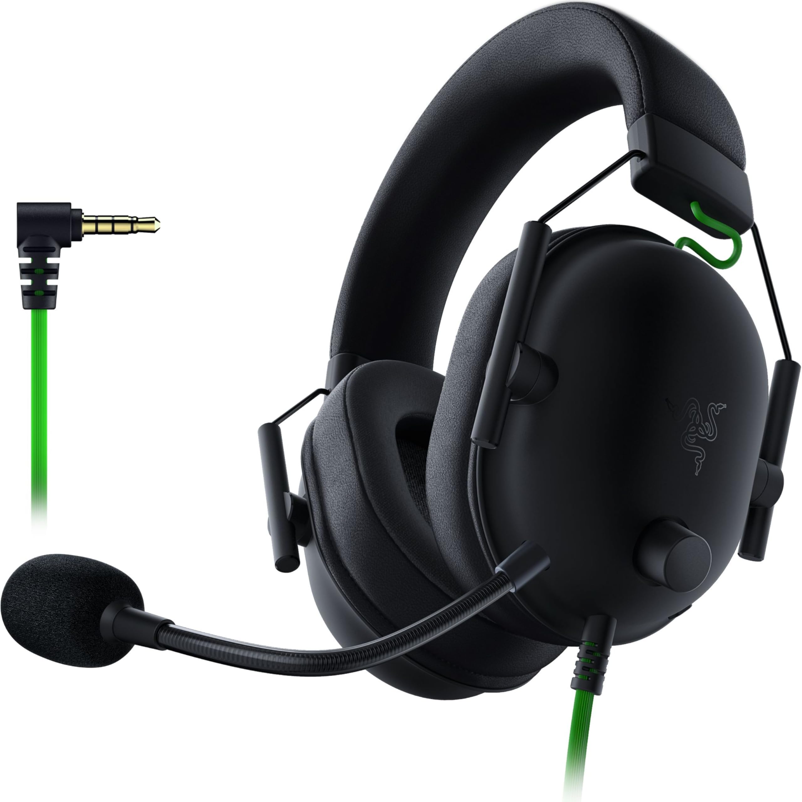 Razer BlackShark V2 X Gaming Headset: 50mm Drivers - Cardioid Mic - Memory Foam Cushion - Lightweight- Comfortable, Noise Isolating Earcups - for PC, PS4, PS5, Switch - 3.5mm Audio Jack - Black 🍁 All In One Marketplace Canada