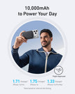 Anker MagGo Power Bank, Ultra-Slim 10,000mAh Magnetic Battery Pack, Qi2 Certified 15W Ultra-Fast MagSafe Compatible Portable Charger, Ergonomic Design, for iPhone17/16/15/14 Series, and More 🍁 All In One Marketplace Canada
