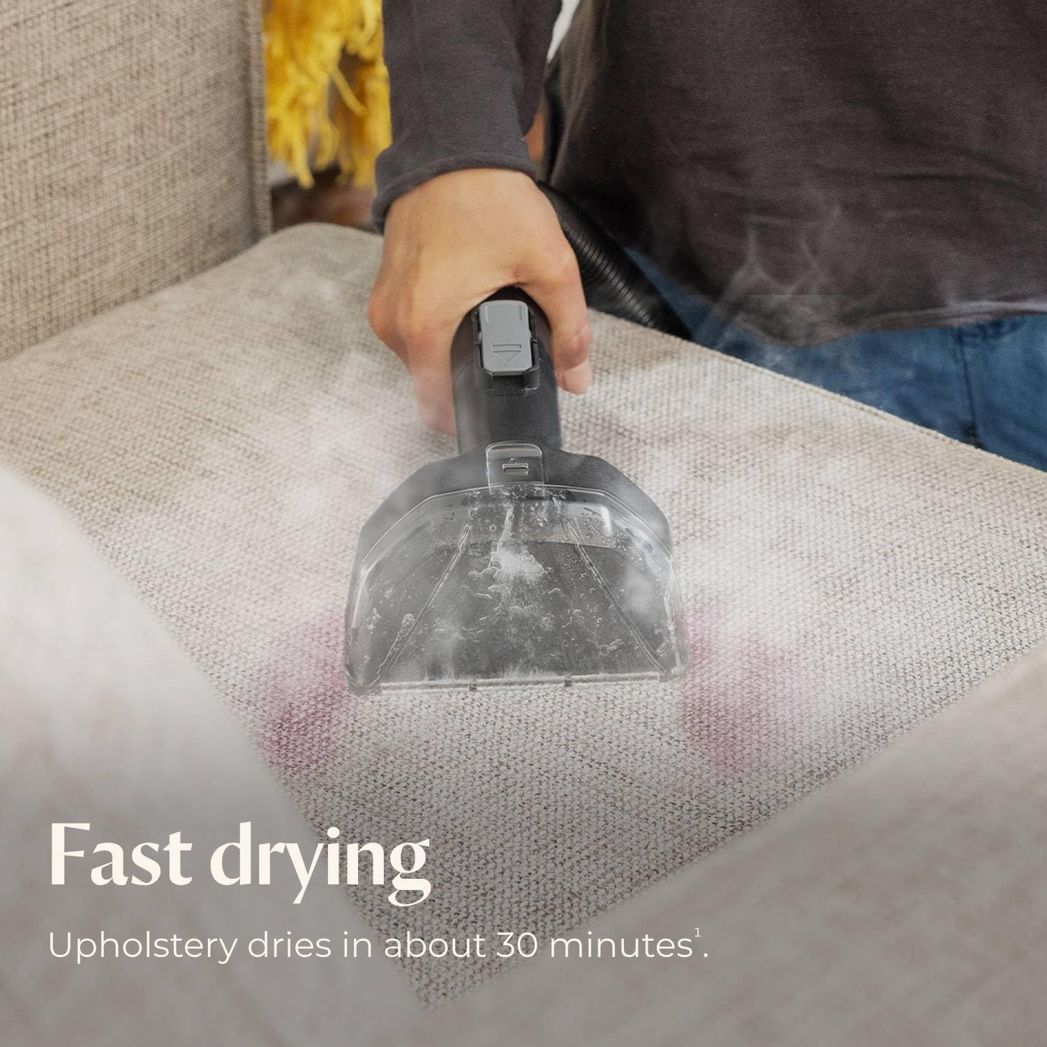 BISSELL Little Green HydroSteam Portable Carpet and Upholstery Cleaner, Car Auto Detailer, 3 Cleaning Modes, Steam plus OXY Removes Oily Stains, Fast 3025-Min Dry Time, Dual Tank 64oz, 3618B 🍁 All In One Marketplace Canada