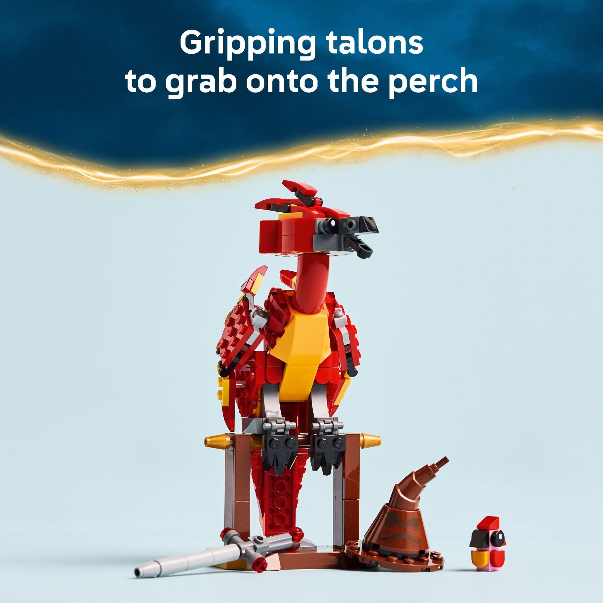 LEGO Harry Potter Fawkes: Dumbledore’s Phoenix Kids Toy - Building and Learning Toy for Pretend Play - Harry Potter Collectible for Boys and Girls, Ages 8+ - Gift Idea for Birthdays - 76448 🍁 All In One Marketplace Canada