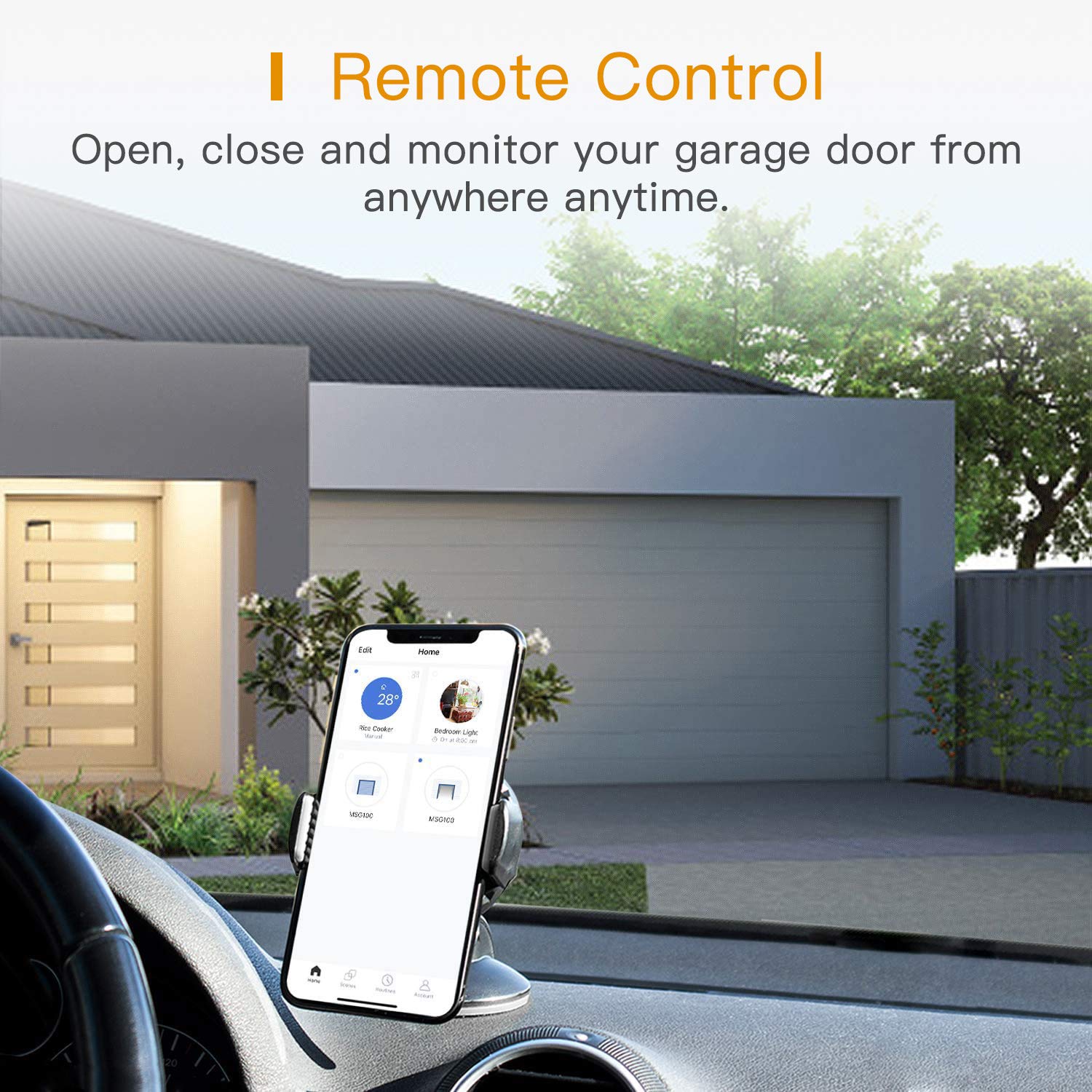 Refoss Smart Wi-Fi Garage Door Opener, Compatible with Google Assistant, Alexa, APP Remote Control 🍁 All In One Marketplace Canada