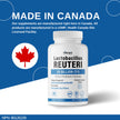Lactobacillus Reuteri Probiotic 20 Billion CFU - L Reuteri Probiotic - Highest CFU Count, Gut Health, Yogurt Starter Culture, Probiotic With Prebiotic FOS, Made In Canada, 60 Capsules 🍁 All In One Marketplace Canada