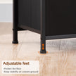 LOAKEKEL Night Stands Set 2, Bedside Table with Charging Station and LED Light, Nightstand with 2 AC Outlets and USB Ports, End Table with 2 Fabric Drawers for Bedroom, Living Room, Black, HETS02BK 🍁 All In One Marketplace Canada